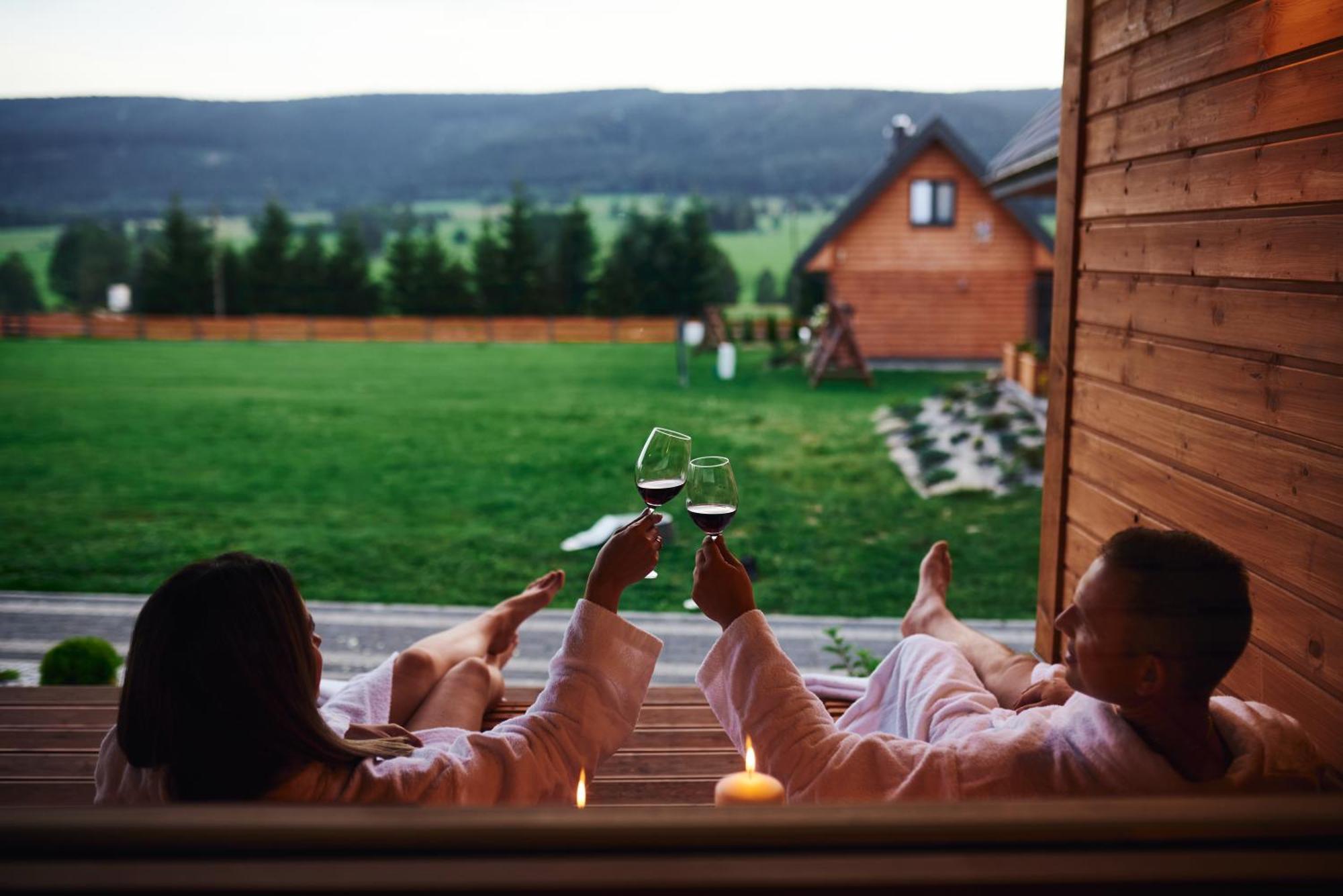 Osada Orlica Klimatyczne Domki Z Widokiem Na Gory I Termalnym Spa Sauna Jacuzzi 4 Km Od Zieleniec Ski Arena Lasowka Dış mekan fotoğraf