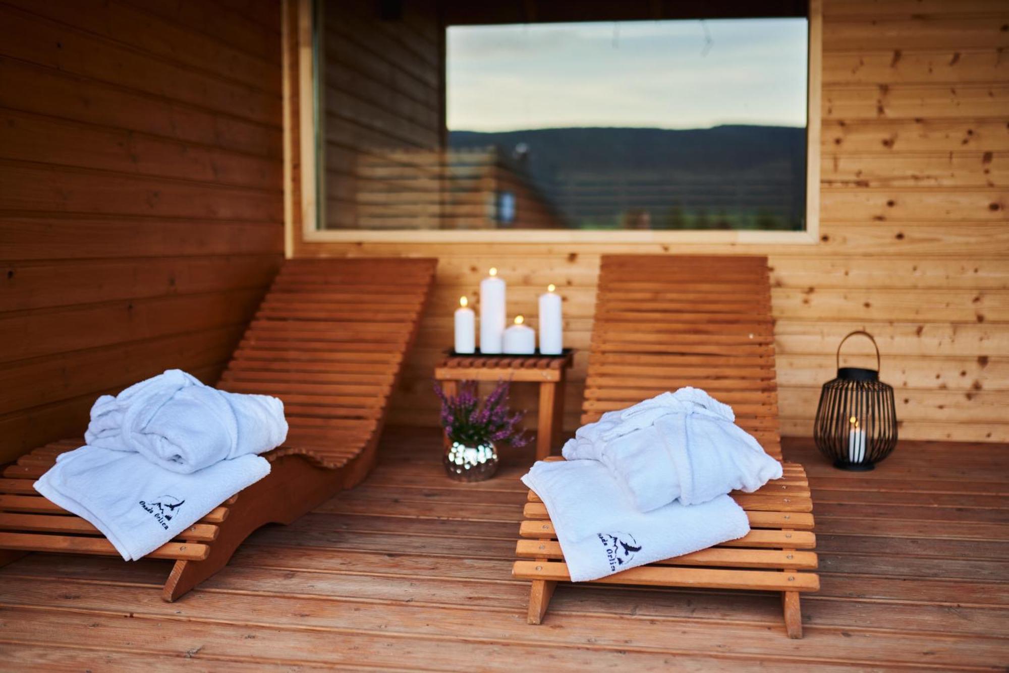 Osada Orlica Klimatyczne Domki Z Widokiem Na Gory I Termalnym Spa Sauna Jacuzzi 4 Km Od Zieleniec Ski Arena Lasowka Dış mekan fotoğraf