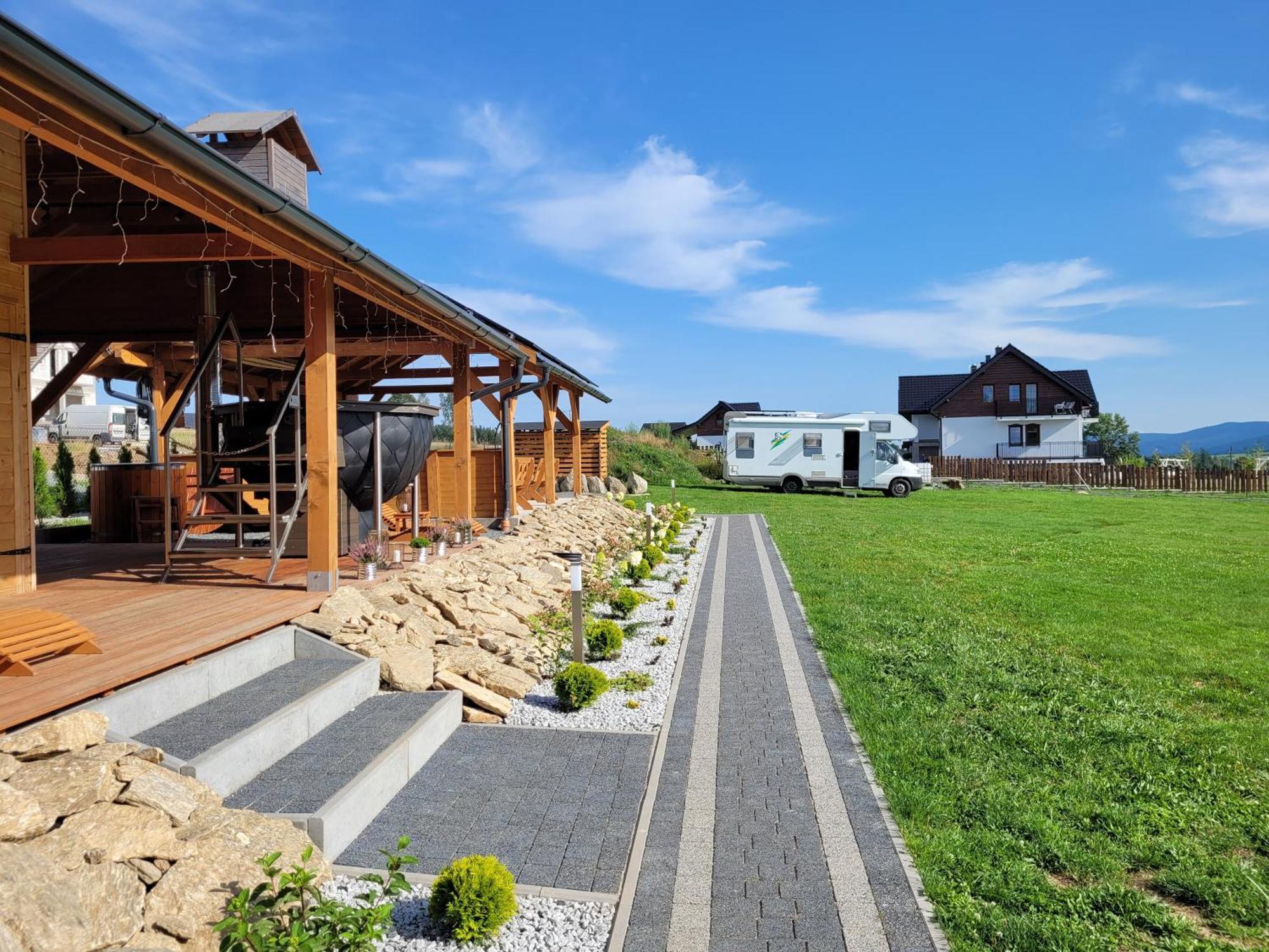 Osada Orlica Klimatyczne Domki Z Widokiem Na Gory I Termalnym Spa Sauna Jacuzzi 4 Km Od Zieleniec Ski Arena Lasowka Dış mekan fotoğraf