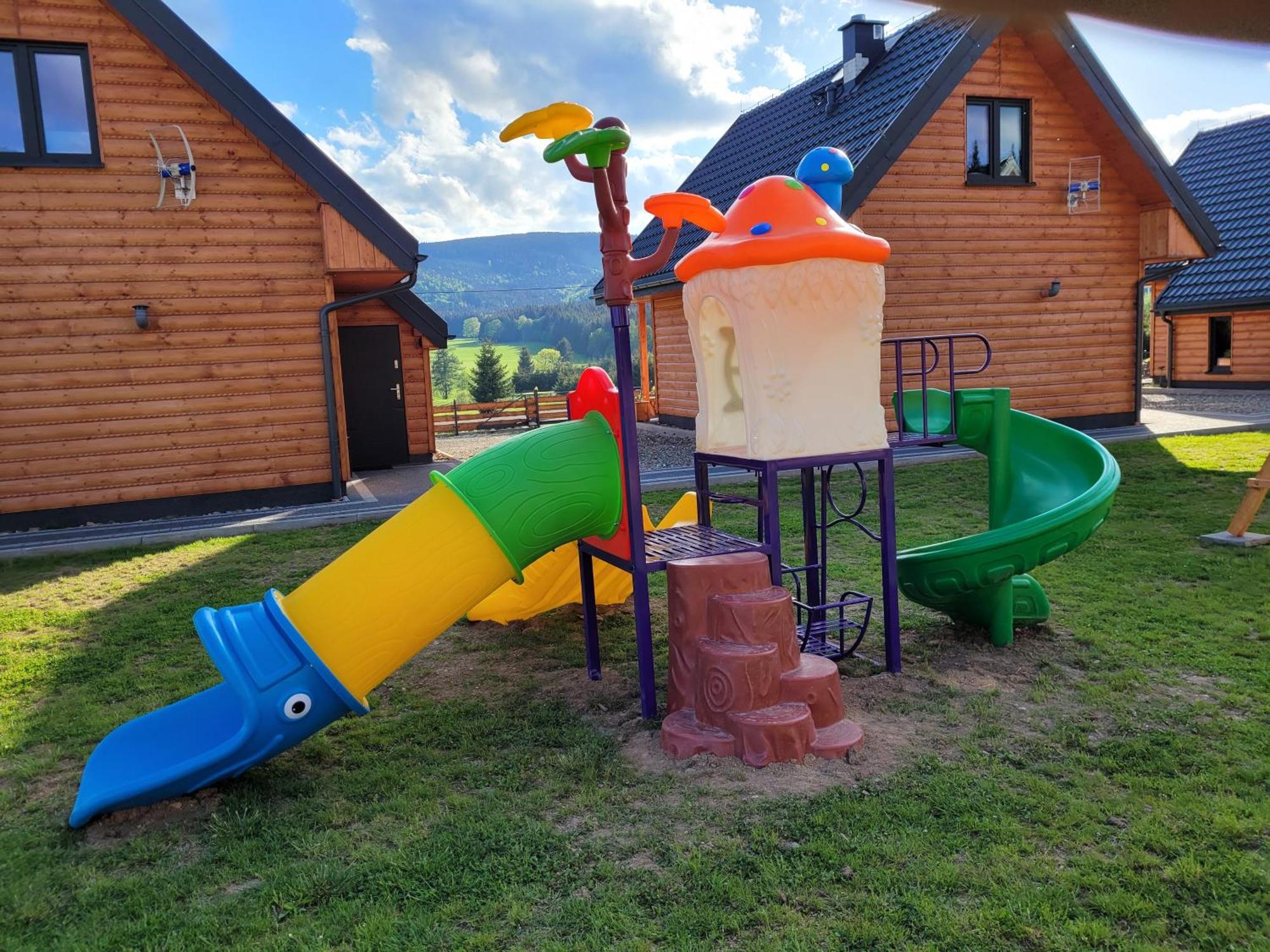 Osada Orlica Klimatyczne Domki Z Widokiem Na Gory I Termalnym Spa Sauna Jacuzzi 4 Km Od Zieleniec Ski Arena Lasowka Dış mekan fotoğraf