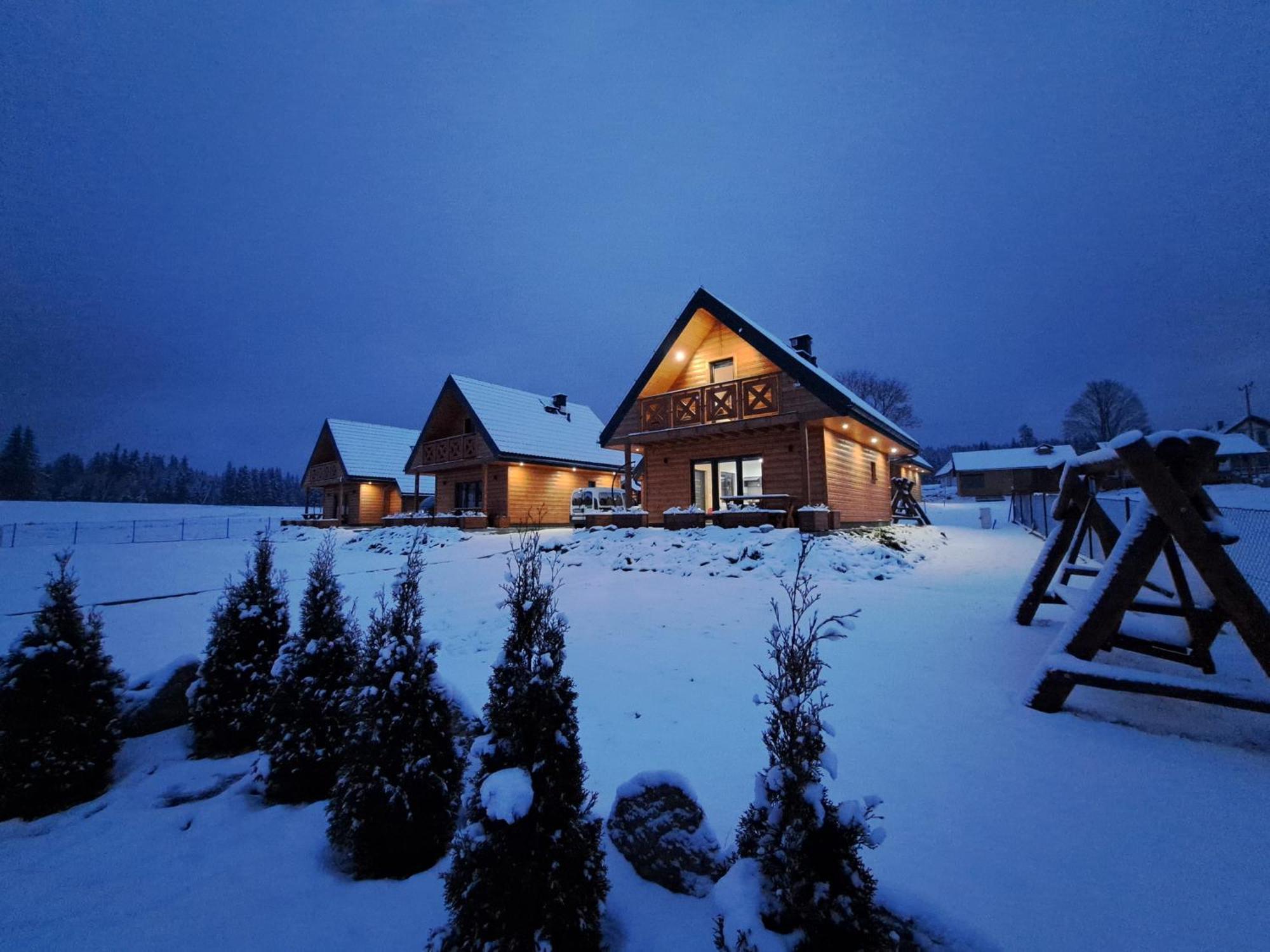 Osada Orlica Klimatyczne Domki Z Widokiem Na Gory I Termalnym Spa Sauna Jacuzzi 4 Km Od Zieleniec Ski Arena Lasowka Dış mekan fotoğraf