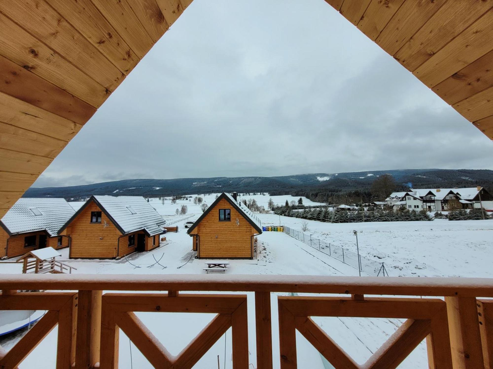Osada Orlica Klimatyczne Domki Z Widokiem Na Gory I Termalnym Spa Sauna Jacuzzi 4 Km Od Zieleniec Ski Arena Lasowka Dış mekan fotoğraf
